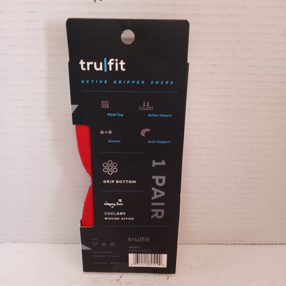Trufit Youth Active Gripper Socks New Size 6-8 - Picture 2 of 2